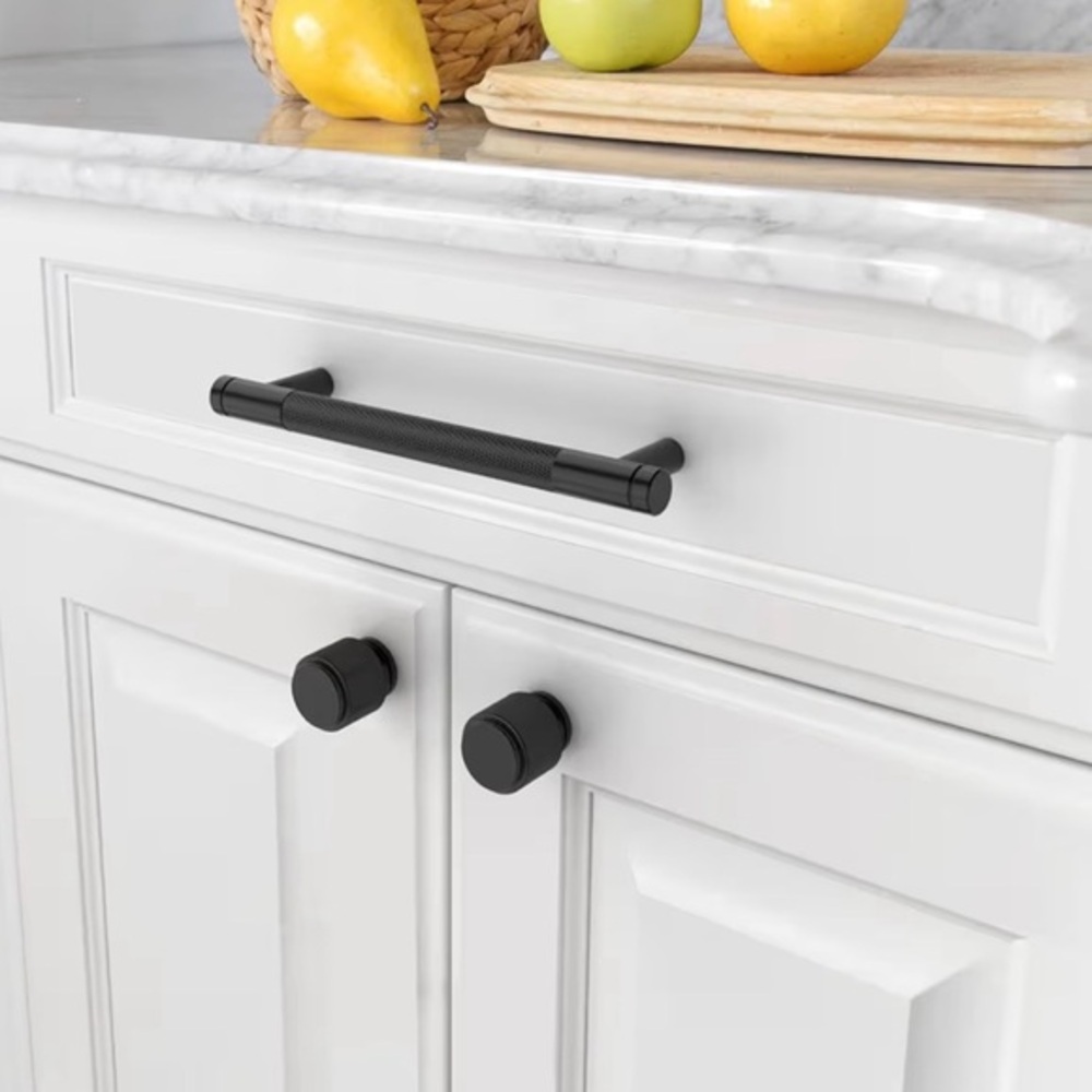 Asidrama 10 Pack Matte Black Cabinet Handles Hardware Furniture Drawer Pulls